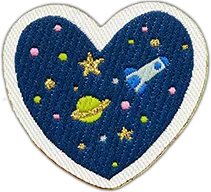 ハート スターリーナイトネイビーブルー(紺色)