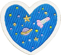 ハート ウルトラマリンブルー(青)