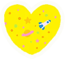 ハート サニービタミンイエロー(黄色)