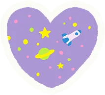 ハート ミステリーパープル(紫)