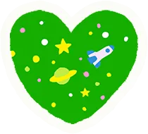 ハート オアシスグリーン(緑色)