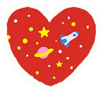 ハート セクシーレッド(赤色)