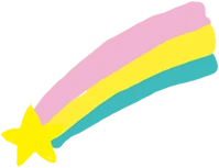 流れ星イラスト