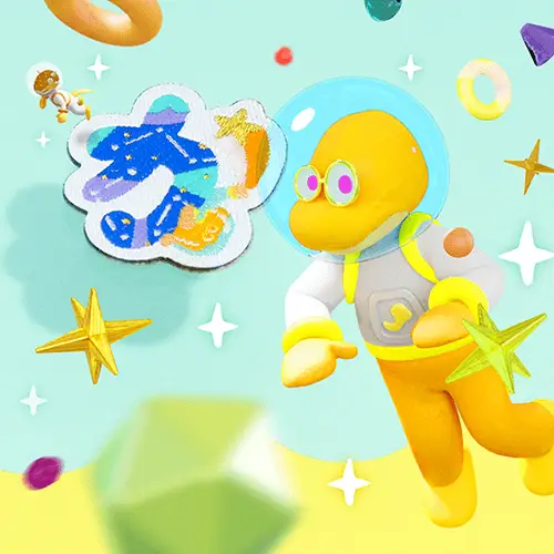 ティラノサウルス 「か」ワッペンイラスト