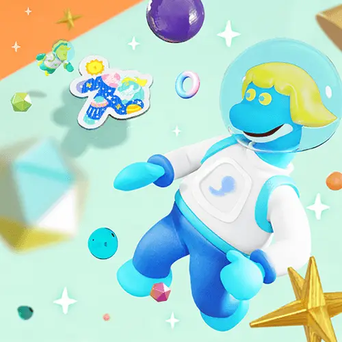 フクイティタン 「え」ワッペンイラスト