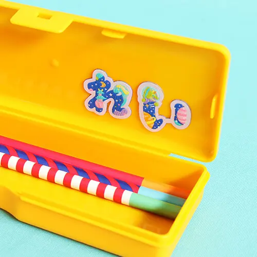 ひらがなワッペン付き筆箱